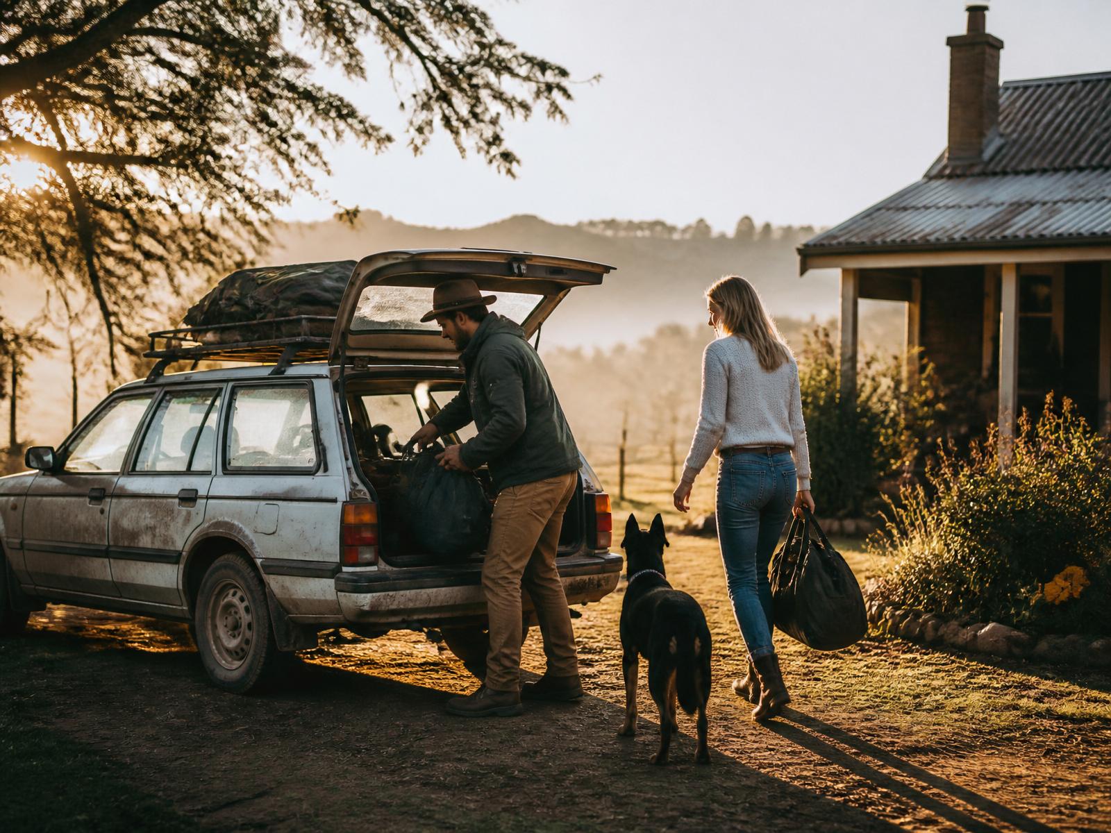 Friends planning a trip together around a timber table with coffee, maps and notebooks.